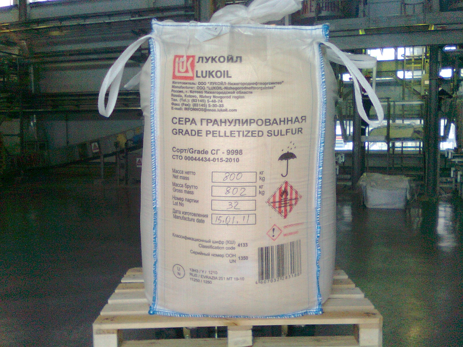 Jumbo bag Russia Sulphur - Công Ty TNHH Xuất Nhập Khẩu Rồng Phương Nam
